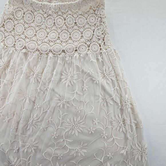 Cato Plus Size 14/16 Crochet And Lace Maxi Skirt - Picture 9 of 11